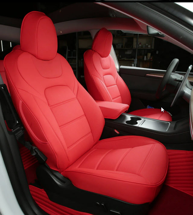 NEW ARRIVAL! Tesla Model Y Customized FULL SURROUND CAR SEAT ARMOR - L – EV  PREMIUM CUSTOMS