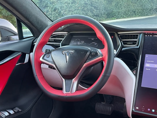 NEW ARRIVAL! Tesla Bespoke Luxury Steering Wheel Wrap - INSTANT INTRODUCTORY DISCOUNT at checkout!
