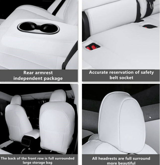 NEW ARRIVAL! Tesla Model 3 Customized FULL SURROUND CAR SEAT ARMOR - LIMITED TIME AUTOMATIC DISCOUNT AT CHECKOUT!