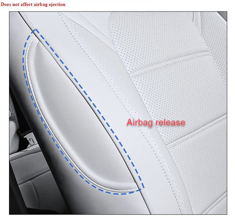 NEW ARRIVAL! Tesla Model S Customized FULL SURROUND CAR SEAT ARMOR - Nappa Leather