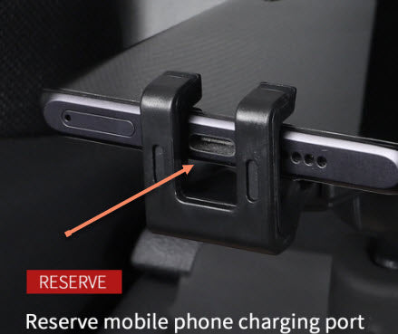 Tesla model 3 smartphone holder rear view