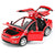 Red Tesla model X toy car