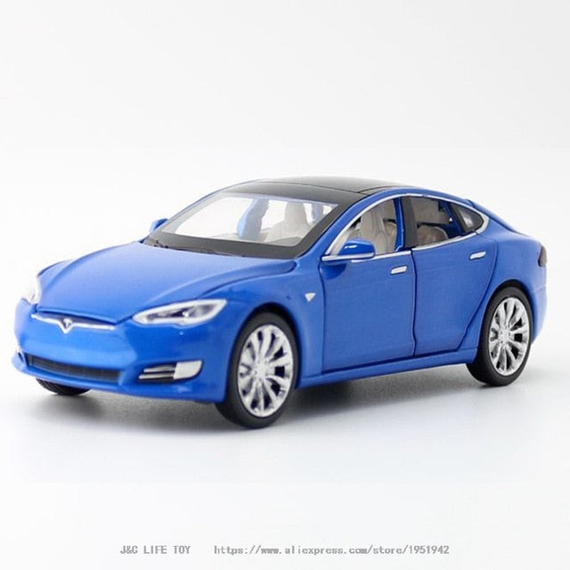 Modèle réduit de voiture Tesla Model S 100D échelle 1/32 jouet collection  véhicu